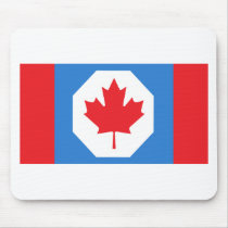 Canadian Flag (1964 Proposal) mousepads by FlagTshirts Canadian Flag (1964 Proposal) mousepads