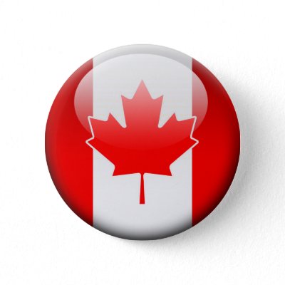 Canadian Flag 2.0 Pinback Button