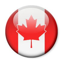 Canadian Flag 2.0 Fridge Magnets