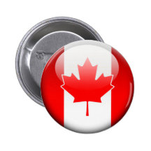 Canadian Flag 2.0 Pinback Button