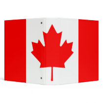 Canadian Flag Avery Binder