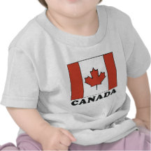 Canadian Flag Baby T Shirt