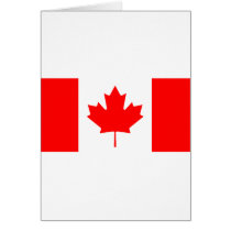 Canadian Flag Greeting Cards