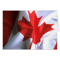 Canadian Flag Card cards