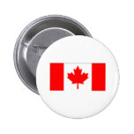 Canadian Flag design Pinback Button