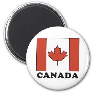 Canadian Flag Fridge Magnets
