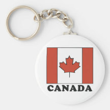 Canadian Flag Keychains