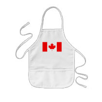 Canadian Flag Kids Apron