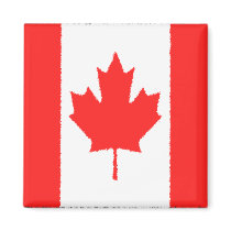 Canadian Flag Fridge Magnet