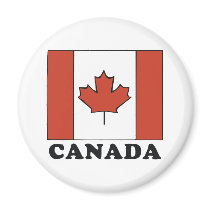 Canadian Flag Fridge Magnets