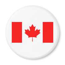 Canadian Flag Fridge Magnets
