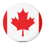 Canadian Flag Refrigerator Magnets