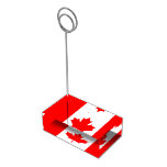 Canadian Flag of Canada Red Maple Leaf Card Holder Table Card Holders