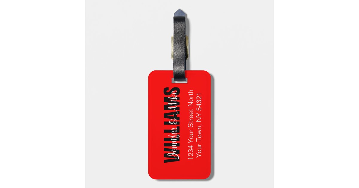 Canadian Flag Personalized Luggage Tag Zazzle