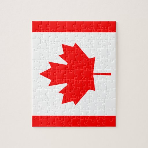 Canadian flag Puzzle Zazzle