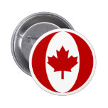 Canadian Flag Sphere buttons