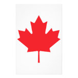 Canadian Flag Stationery