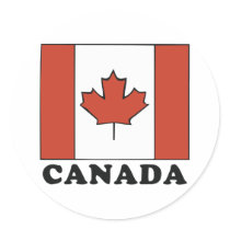 Canadian Flag stickers