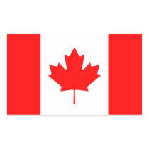 Canadian Flag Sticker