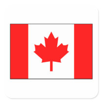 Canadian Flag Stickers