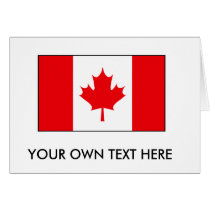 Canadian Flag T-shirts and Gifts Card