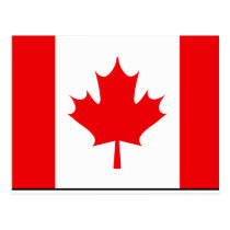 Canadian Flag T-shirts and Gifts postcards