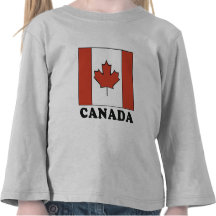 Canadian Flag Toddler T Shirt