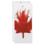 canadian flag with olympic rings rack cards