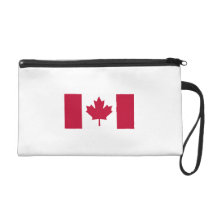 Canadian Flag Wristlet Clutches