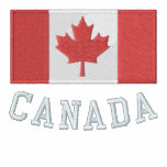 Canadian flag Zipper sweater Embroidered Track Jacket