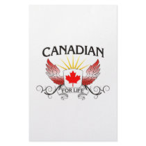 Canadian For Life stationery