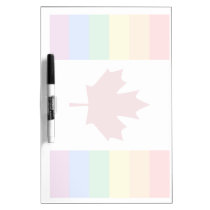 CANADIAN GAY PRIDE FLAG DRY ERASE BOARDS
