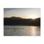 Canadian geese and sunset over Spring Valley Reser