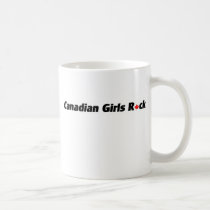 Canadian Girls Rock mugs by burntright Canadian Girls Rock mugs