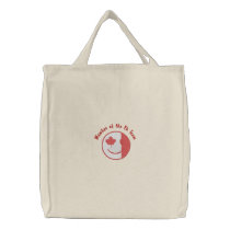 Canadian Happy Face Eh Team embroidered bags by CanadianGear Canadian Happy Face Eh Team embroidered bags