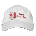 Canadian Happy Face Eh Team embroidered hats by CanadianGear Canadian Happy Face Eh Team embroidered hats