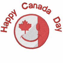 Canadian Happy Face Eh Team embroidered shirts