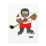 Canadian Hockey Player Postcard