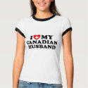 Canadian Husband t-shirts