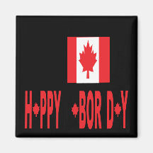 Canadian Labor Day Magnet