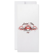 Canadian Livin The Life rack cards by EthnoShirts Canadian Livin The Life rack cards
