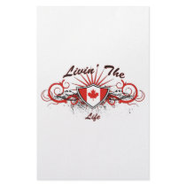 Canadian Livin The Life stationery