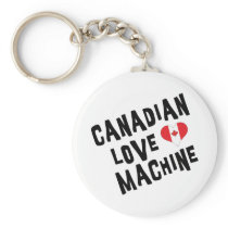 Canadian Love Machine Keychain