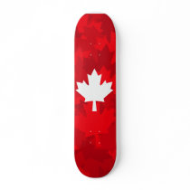 Canadian Maple Leaf Camo skateboards