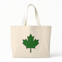 Canadian Maple Leaf Canada National Symbol Canvas Bags