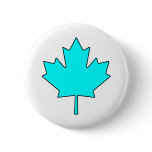 Canadian Maple Leaf Canada National Symbol Pinback Buttons