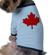 Canadian Maple Leaf Canada National Symbol pet clothing