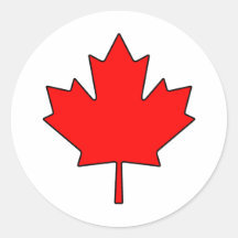 Canadian Maple Leaf Canada National Symbol Sticker