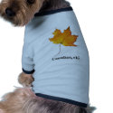 Canadian Maple Leaf pet clothing