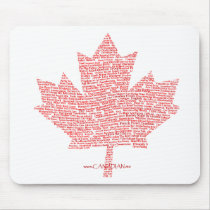 Canadian Maple Leaf Style mousepads